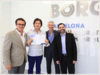 2013年10月　スペインBORG（Barcelona Osseointegration Research Group）　研修